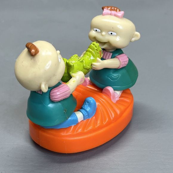 Burger King Nickelodeon Rugrats PHIL LIL With Reptar Chuckie Wind Up Toys Lot 5 - Picture 11 of 16